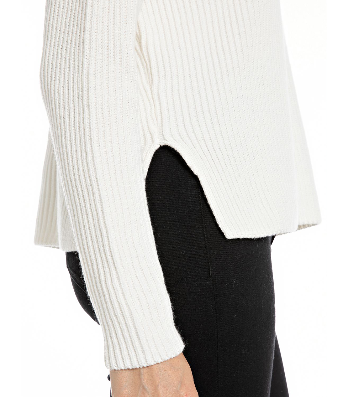 コットンウールのオーバーサイズセーター 詳細画像 ホワイト 4